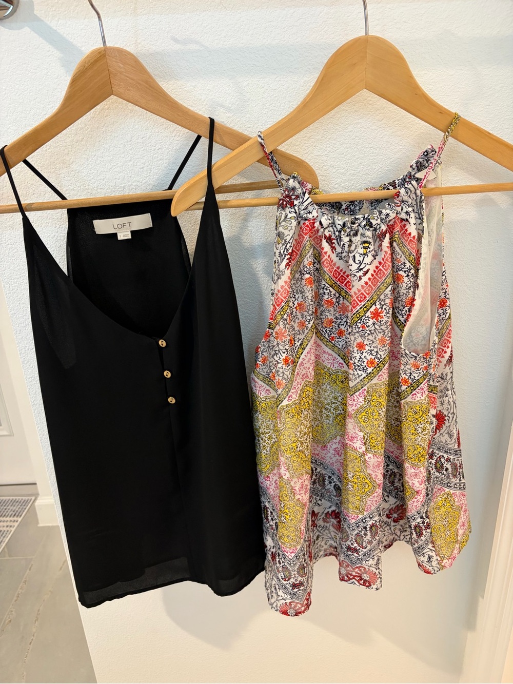 Two LOFT sleeveless tops